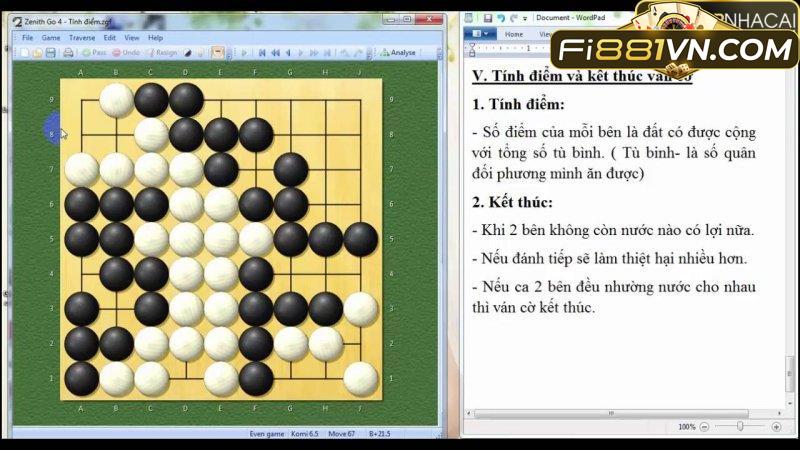 Các điều luật chơi game cờ vây cơ bản 