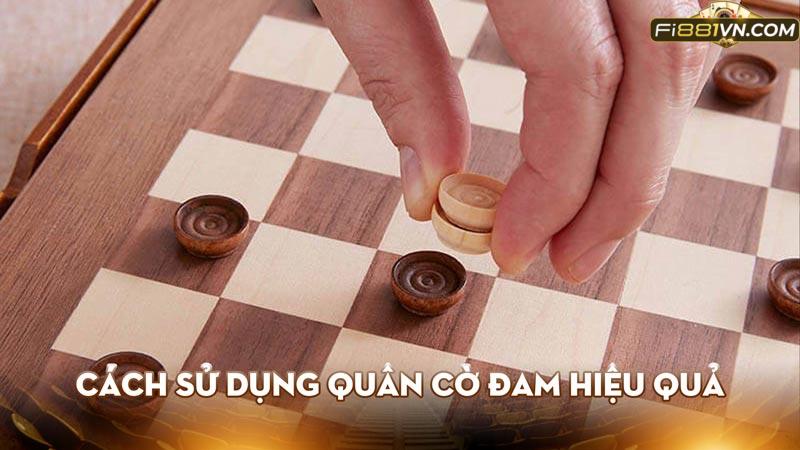 Cách sử dụng quân cờ đam hiệu quả